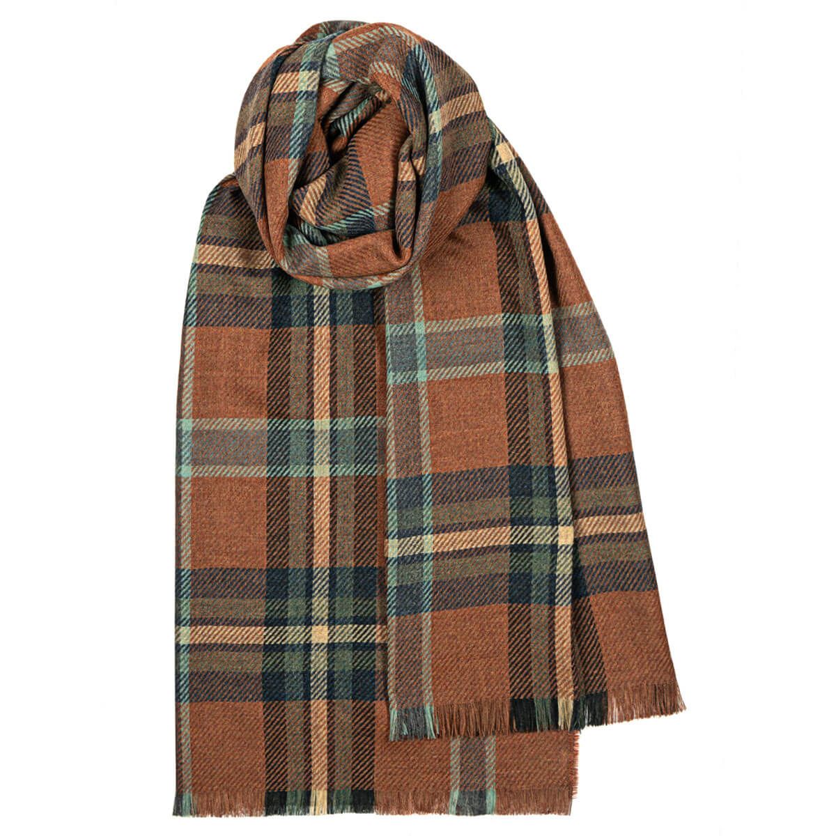 Brock Fine Wool and Cashmere Shawl/Stole Weir Antique